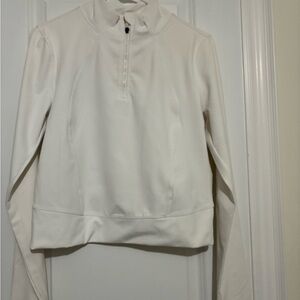 Women's White Long Sleeve Top